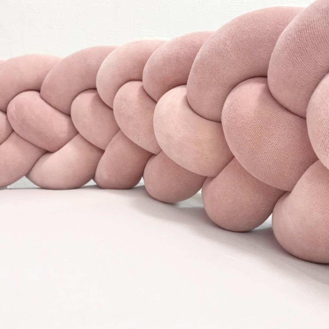 Tresse Tour de Lit Bb/Braided Crib Bumper Baby Bed Sides