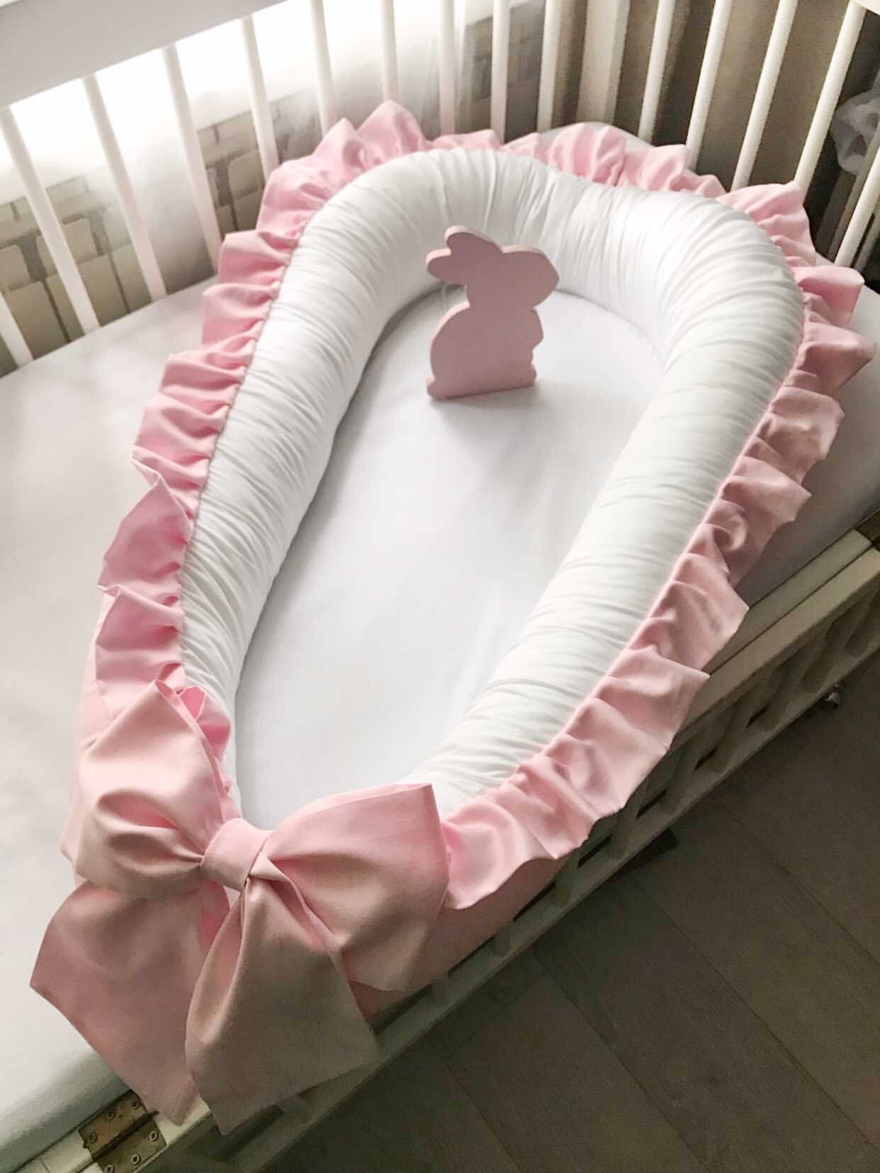 Baby Nest Pour Bébé Nouveau-Né/Nid de Bébé/Matelas Amovible/Chaise Longue Bébé/Lit Sommeil/Lit d'enf