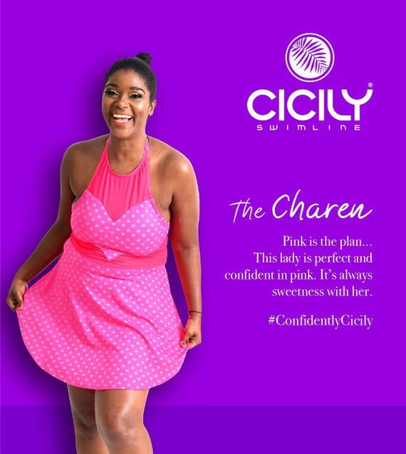 Charen Bikini Dress Swim Dress Strappy Swimsuit Swim Skirt