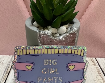 Big Girl Pants Waterproof Vinyl Glitter Sticker for laptops, water bottles, notebooks etc