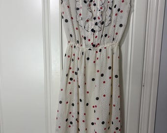 Vintage designer Louis joone dress. 1940’s style likely made in 80’s