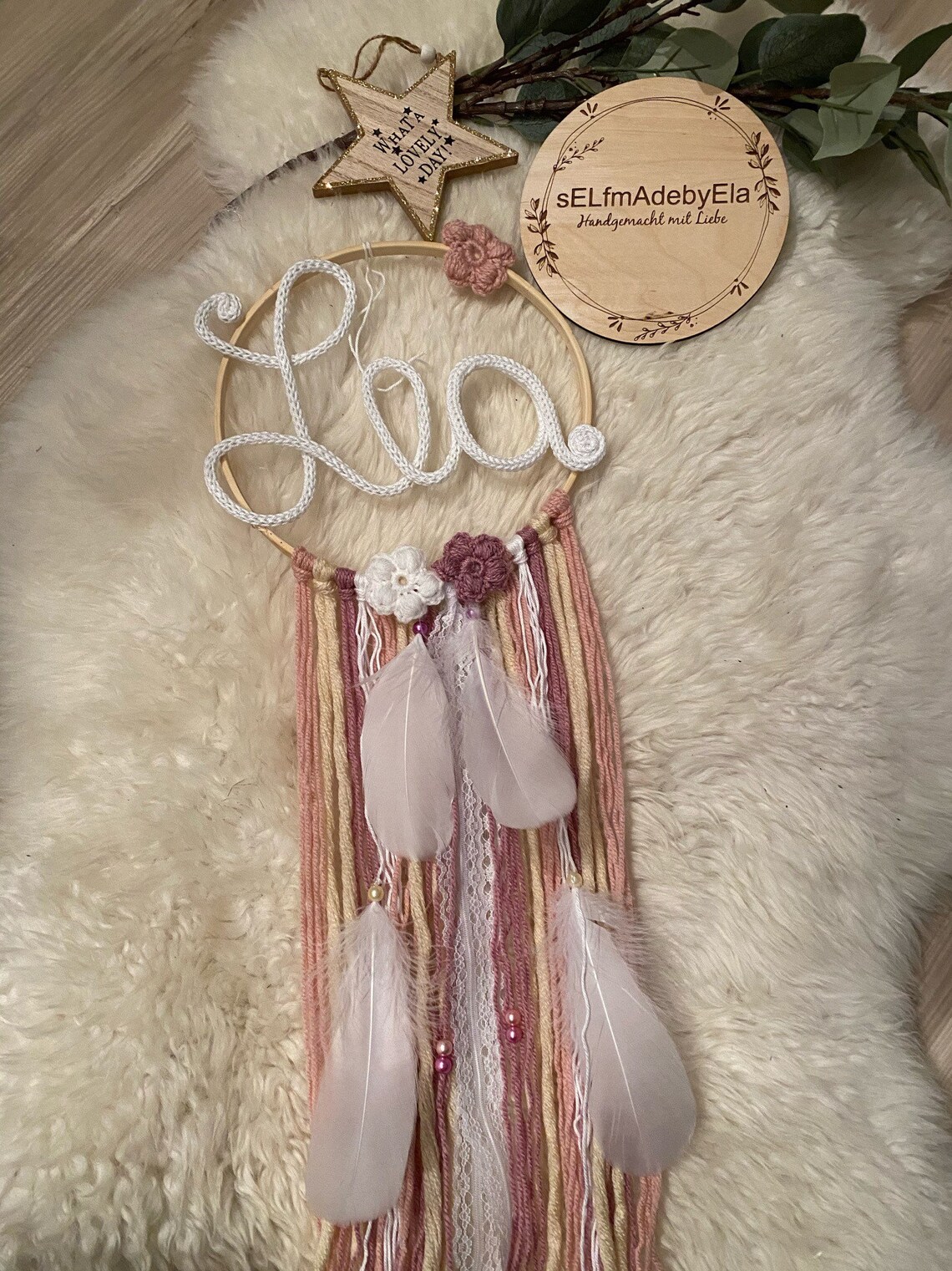 Dream Catcher Name/ Dream Catcher with Name/ Personalized Etsy
