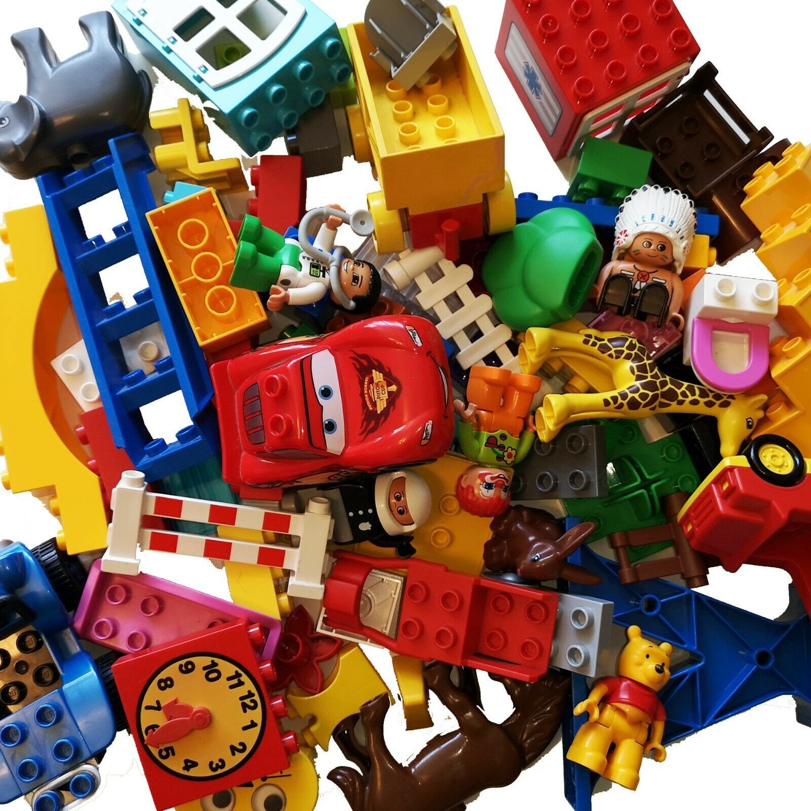 beslag Lægge sammen mager Lego Duplo Bundle Cleaned Bricks Figures Vehicles 1KG 5KG - Etsy Denmark