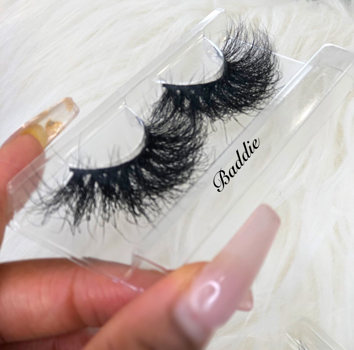 25mm Mink Lashes BADDIE Etsy