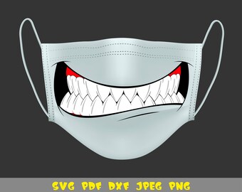Download Shark teeth svg | Etsy