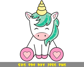 Download Baby Unicorn Svg Etsy