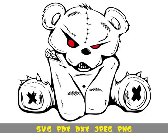 angry teddy