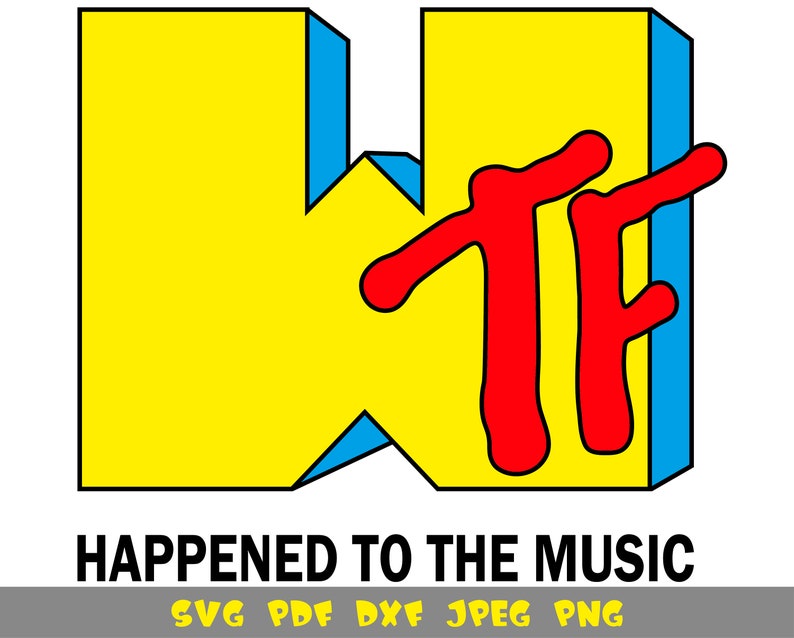 Download WTF happened to the music svg file for t-shirt design | Etsy