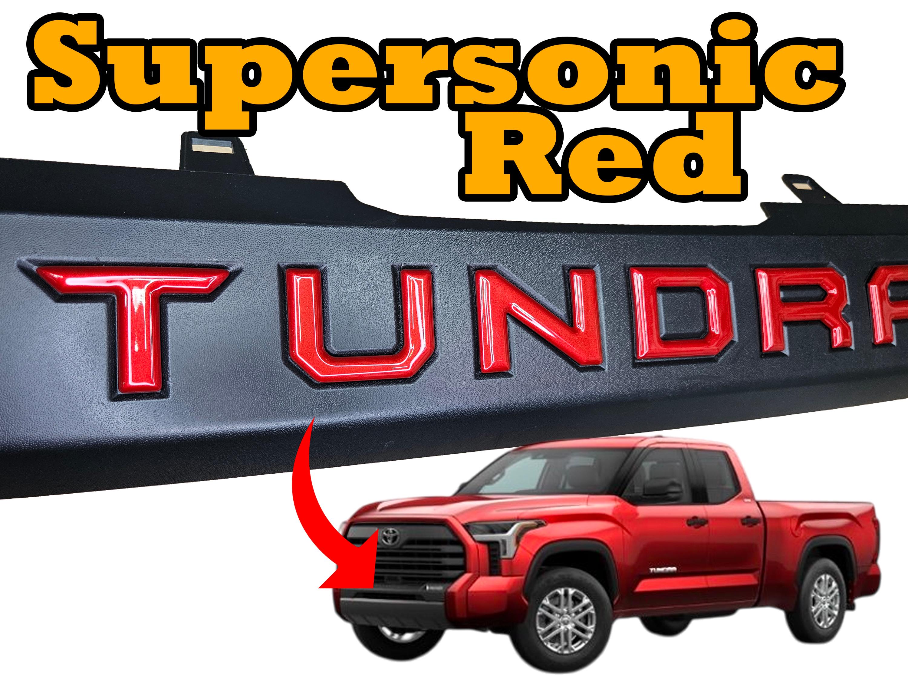 3rd Gen Tundra Front Bumper Letters: Color Matched (2022-2025) - Etsy