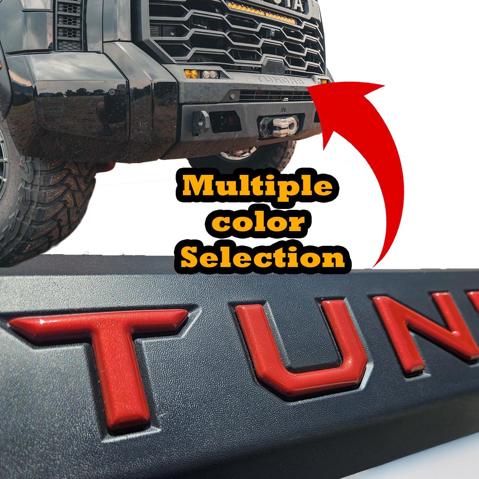 3rd Gen Tundra Front Bumper Letters: Color Matched (2022-2025) - Etsy