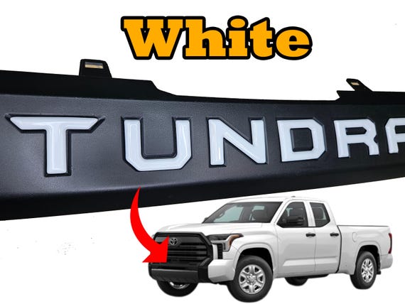 3rd Gen Tundra Front Bumper Letters: Color Matched (2022-2025) - Etsy