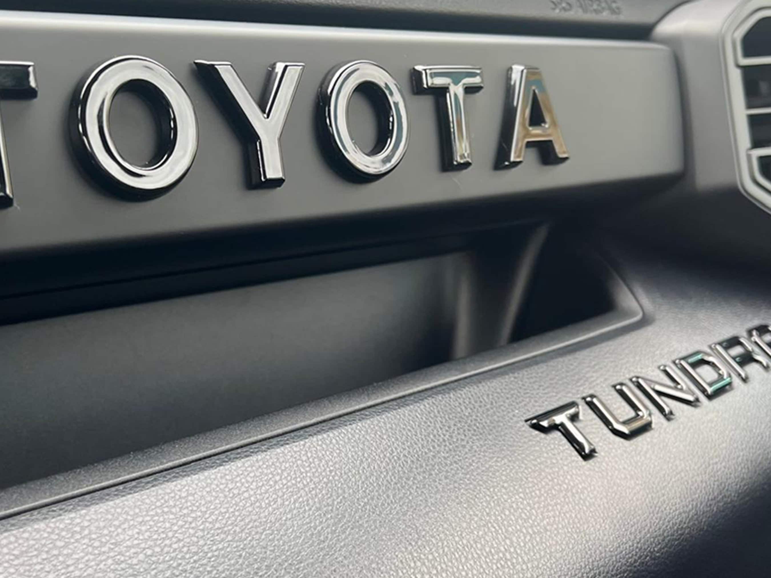 Passenger Side Dash Letter - Tundra 4runner Sequoia