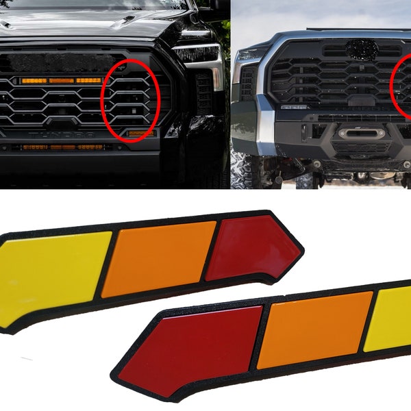 Premium Tri-Color Badge for 2022-2024 Tundra TRD/Pro Grille