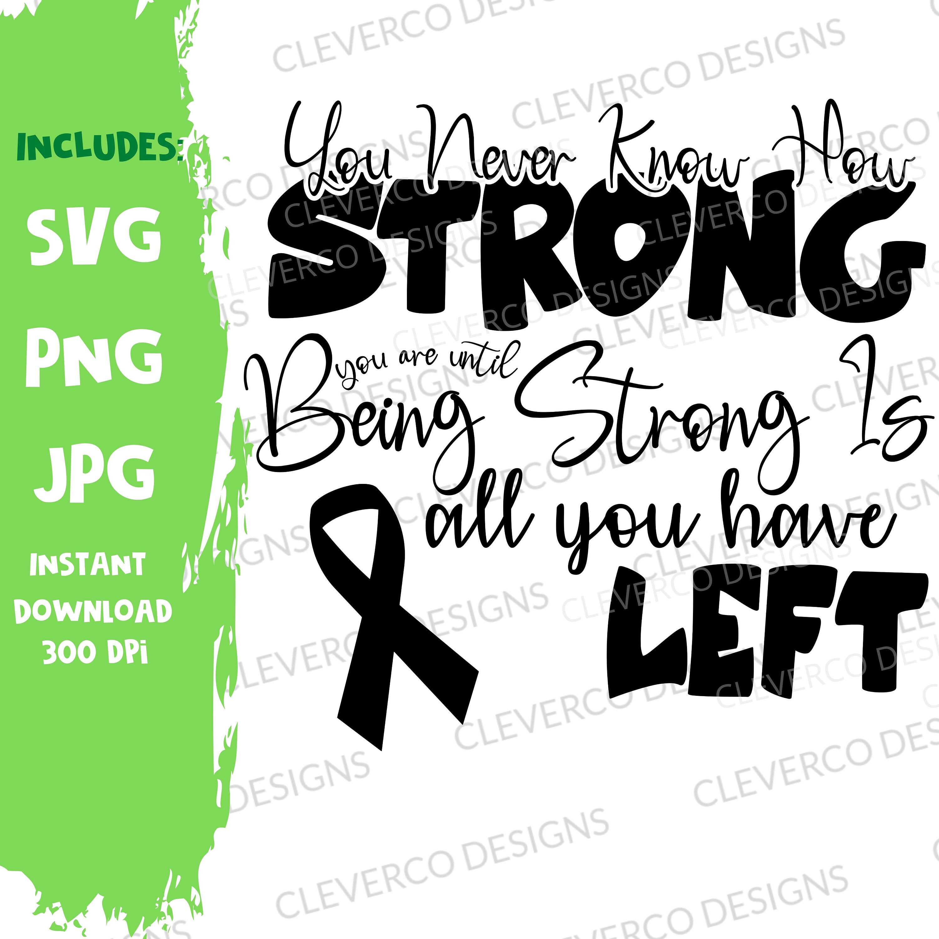 ALS Awareness Month Svg You Never Know How Strong You Are Als - Etsy
