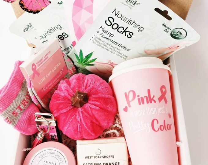 Breast Cancer Care Package Breast Cancer Awareness Gift Box