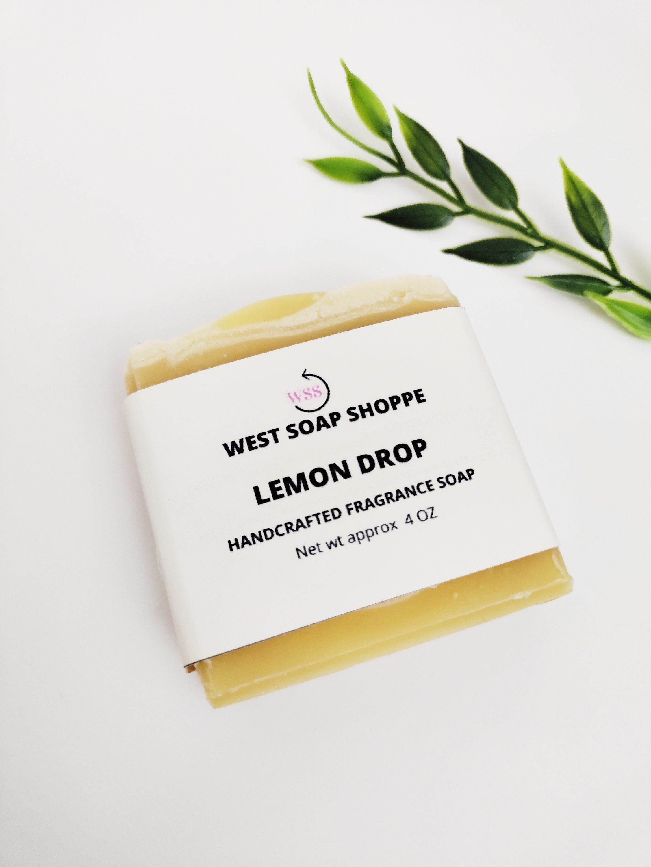 Lemon Scented Soap Lemon Soap Bar Lemon Bath Soap Lemon Handmade Soap