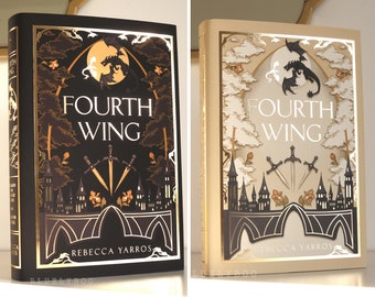 Sovraccoperta Fourth Wing - Copertina del libro con licenza ufficiale Libresco