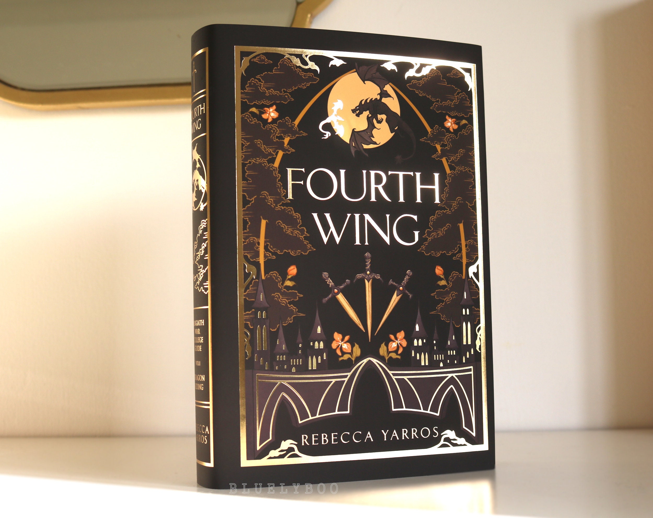 Dust Jacket Fourth Wing, Iron Flame - Officially Licensed Book Cover Bookish