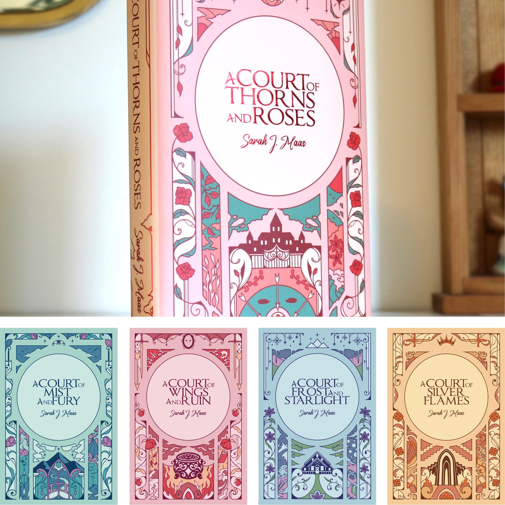 A Court of Thorns and Roses Dust Jackets - Officially Licensed