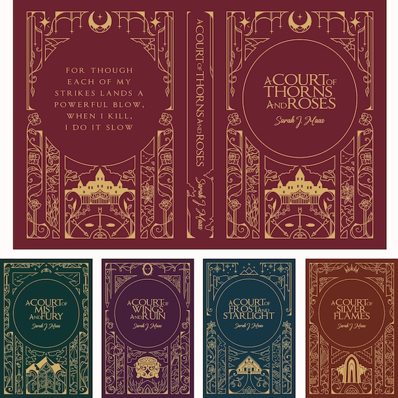 A Court of Thorns and Roses Dust Jackets - Dark Officially