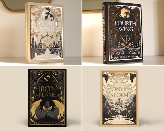 Fourth Wing, Iron Flame, Onyx Storm セット Dust Jacket Fourth Wing, Iron Flame, Onyx Storm - Officially