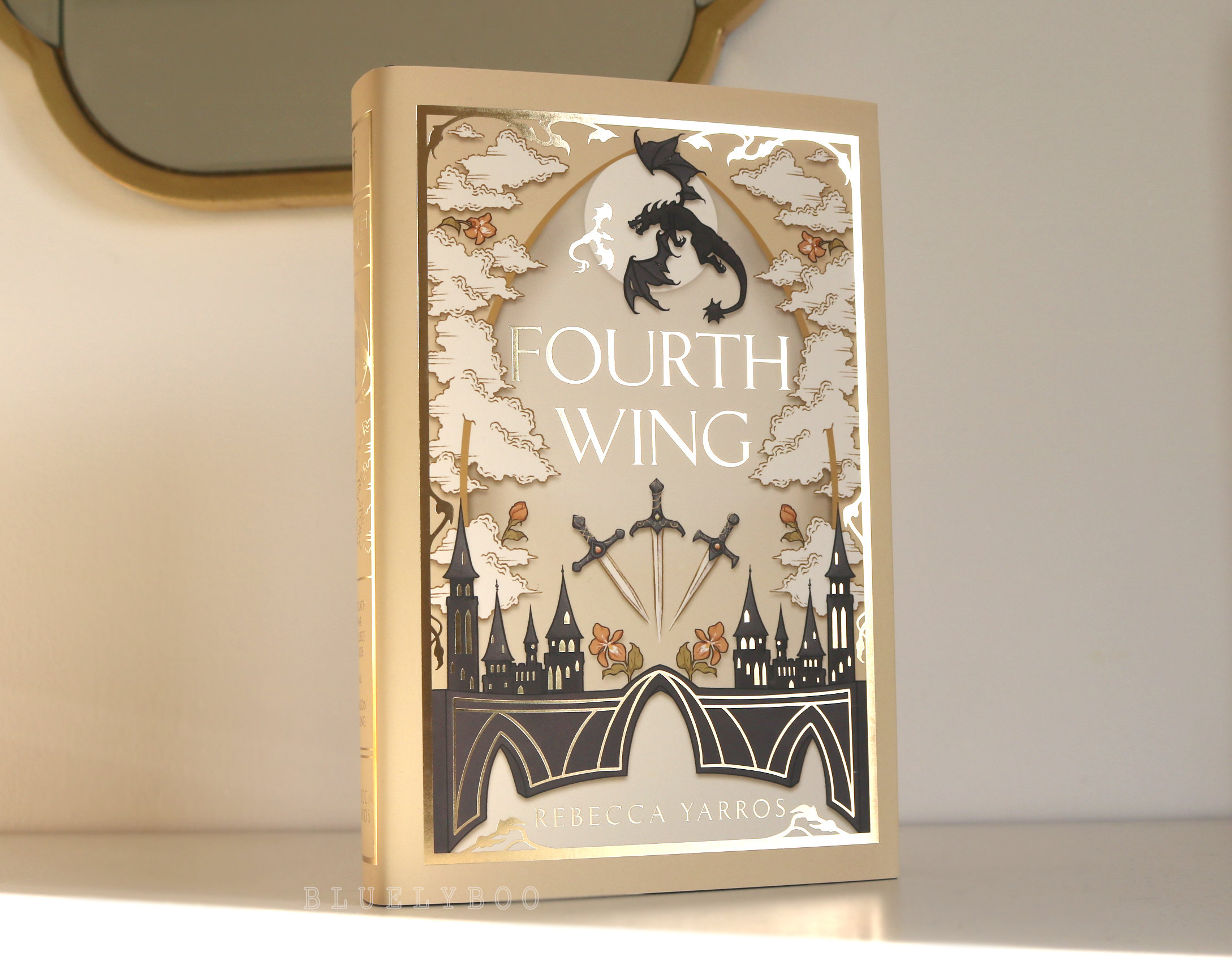 Dust Jacket Fourth Wing, Iron Flame - Officially Licensed Book Cover Bookish