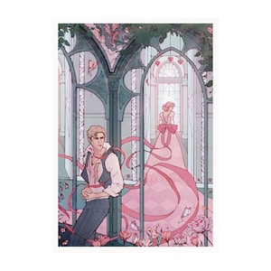 OUABH Hope Print - Licensed Hope A6 A5 Stephanie Garber Once Upon a Broken Heart Fantasy Bookish Art