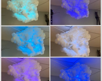 Color Changing LED Cloud Pendant Light