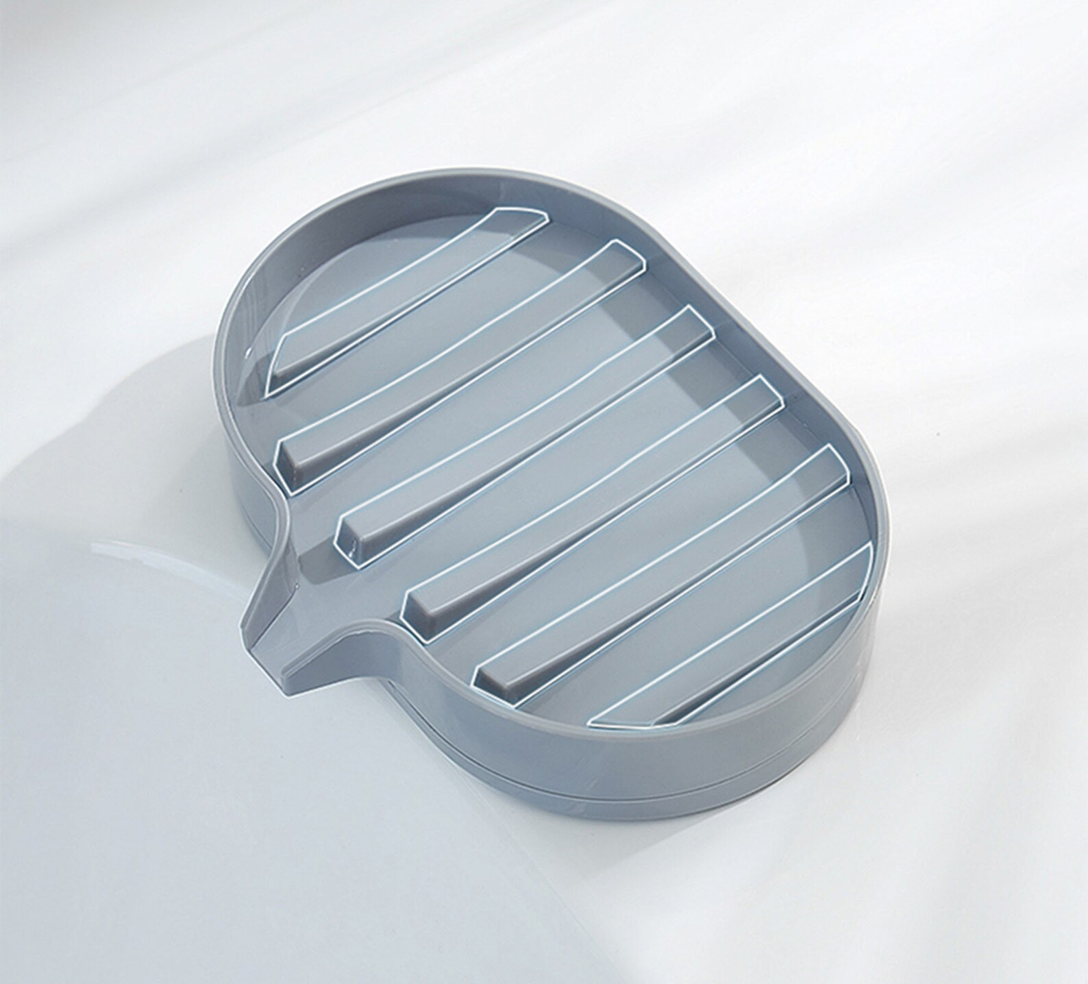 Gray/white Drain Soap Dishdrain Soap Dishdiversion Soap Etsy