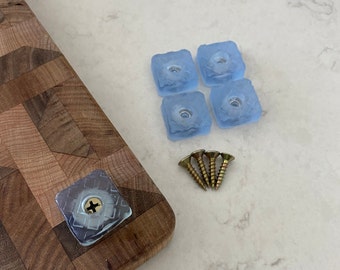 Clear Rubber Feet for Cutting Board, Charcuterie Boards - Set of 4 - Non-Marring Texture - with Screws - Bulk Pricing Available