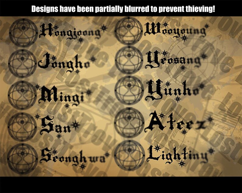 Ateez The Fellowship Hourglass Lightstick Decal | Etsy