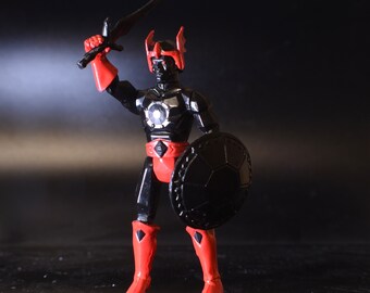 Crystal Warrior Black (Anti-Crystallium Edition) Handmade Articulated Resin Action Figure