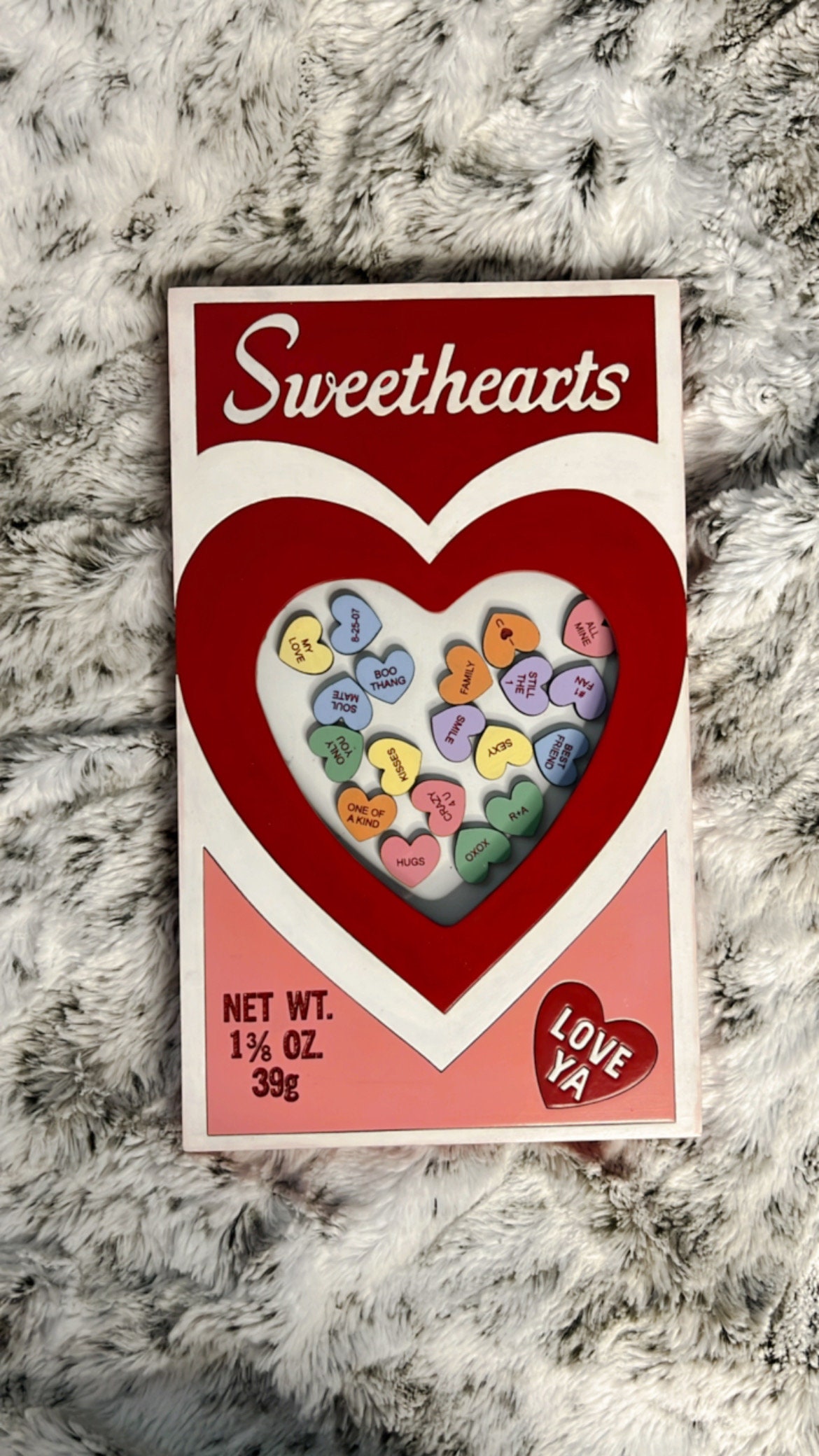Sweethearts Box Svg, Personalized Valentines Day Gift, Conversation Hearts,  Hearts With Words, Candy Hearts, Glowforge, 