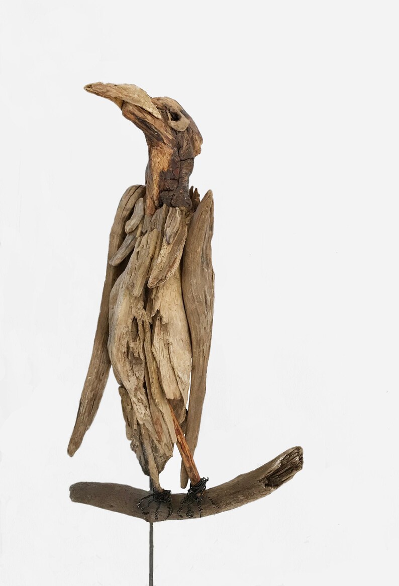Eagle Unique Handmade Driftwood Sculpture Art Etsy