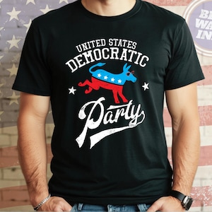 United States Democratic Party Shirt, Funny Democrat Donkey Shirt, Election 2024, Vote Democrat, VOTE Blue - Election 2024