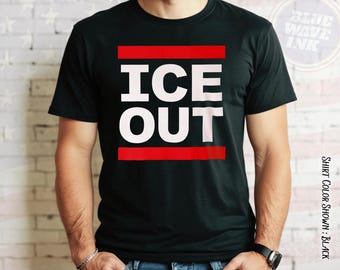 ICE Out T-Shirt – Anti-ICE Protest Design, Abolish ICE Shirt, Progressive Immigration Rights Tee