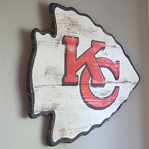 Kansas City Chiefs Arrowhead recuperó el letrero de madera