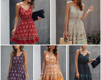 women's cotton sun dresses