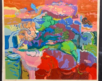 Lanscape” Lynn Larson Inlow Signed Limited Edition #36 Serigraph