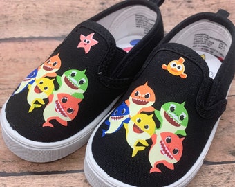 etsy baby shark shoes