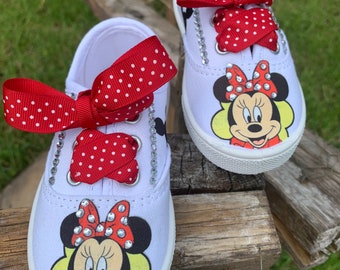 minnie mouse custom shoes