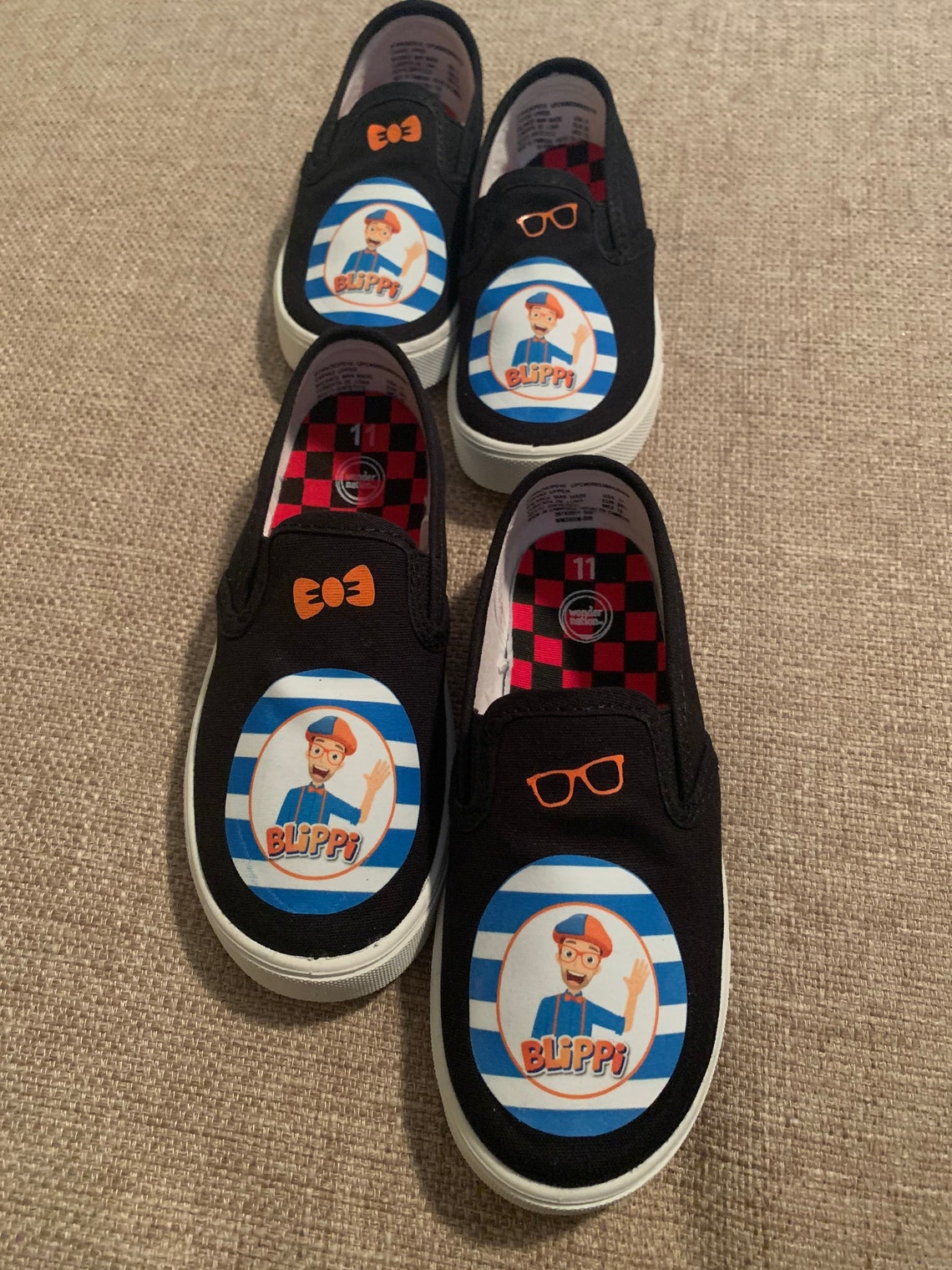 custom blippi shoes