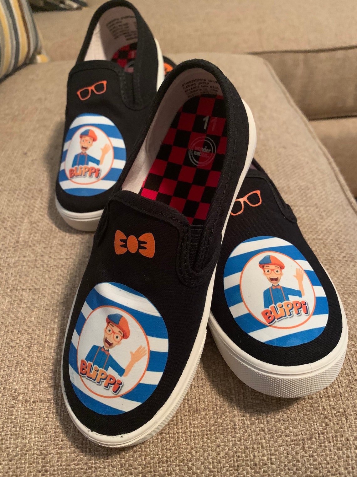custom blippi shoes