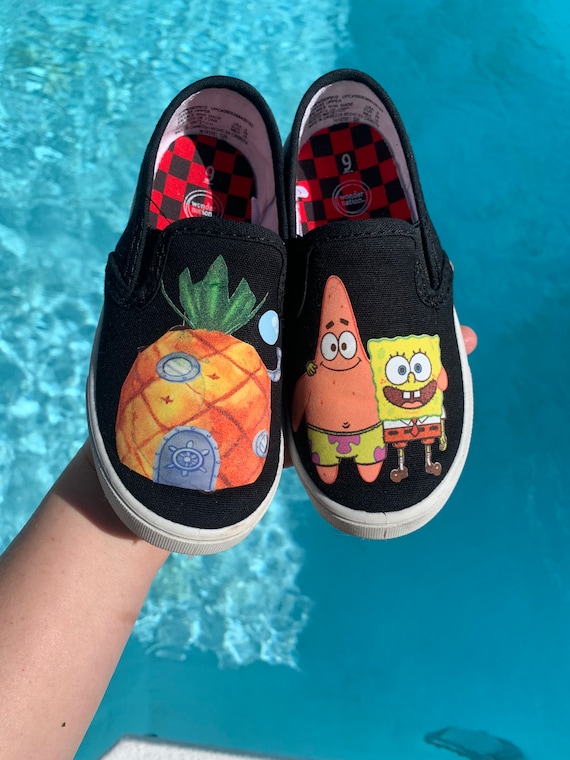 Zapatos BobBob zapatos bob esponja zapatos de niño zapatos Etsy