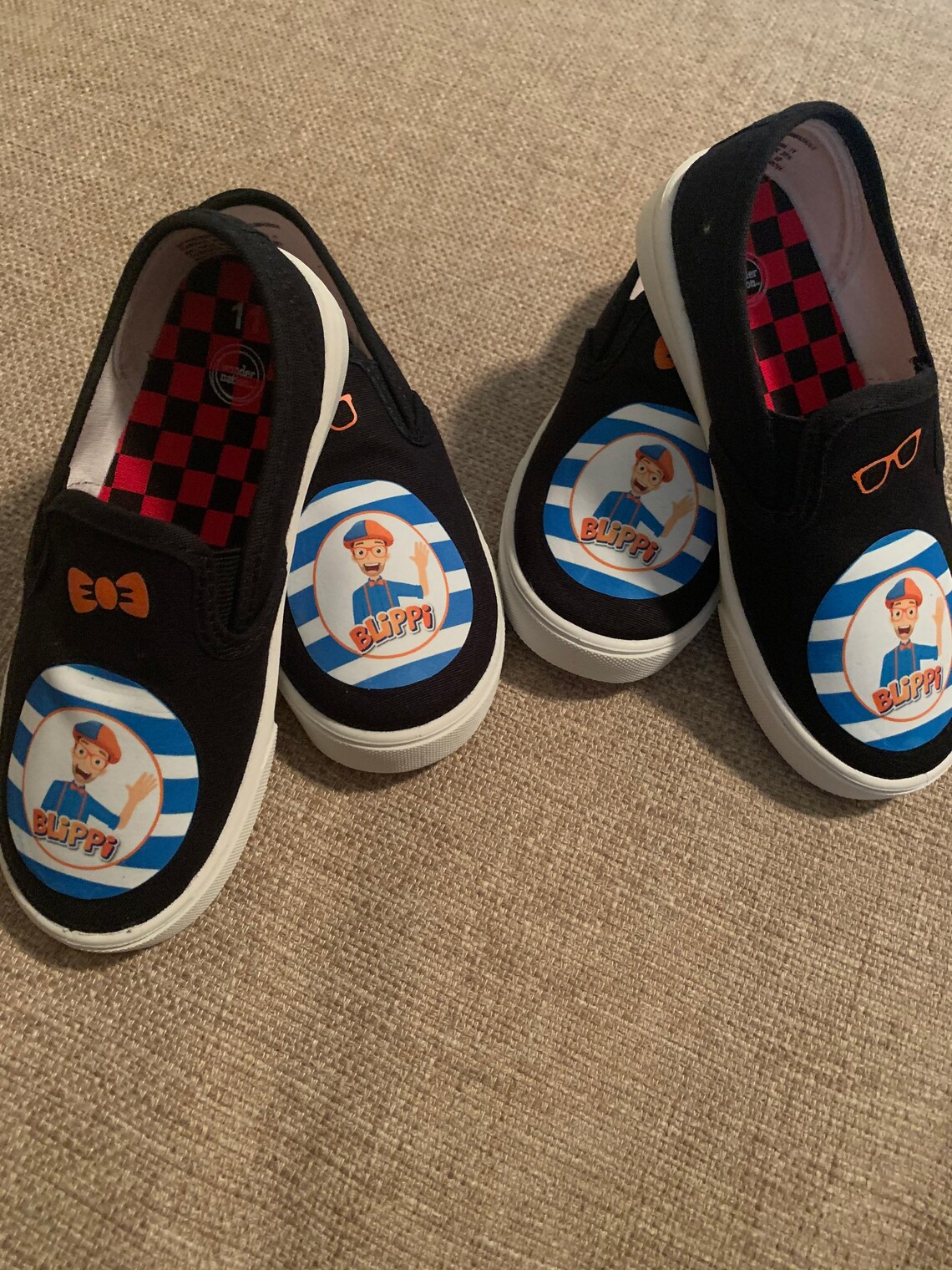 custom blippi shoes