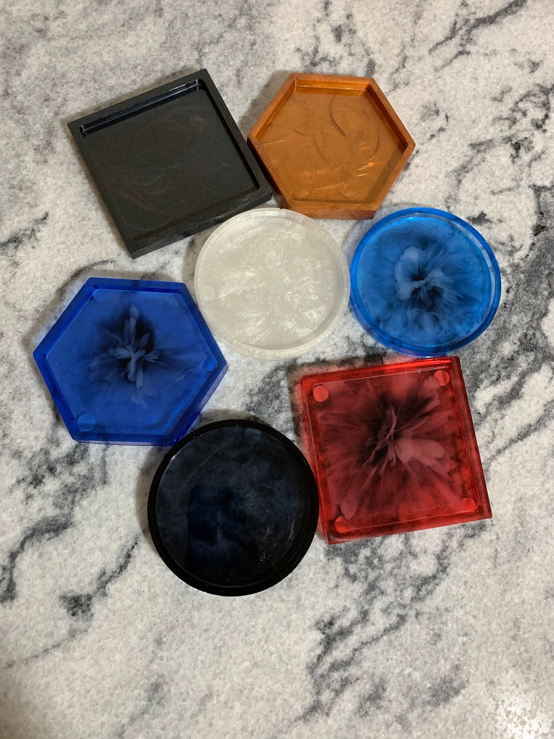 Single Epoxy Coaters Trays Etsy