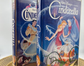 Cenicienta VINTAGE - Walt Disney - (VHS) 1988 The Classics Black Diamond Collection 410 y 5265