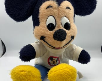 VINTAGE 1960s Walt Disney Mickey Mouse Club 15 inch Stuffed Toy