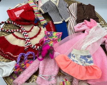 Lote VINTAGE de muñecas Barbie de los años 70 - Figuras y accesorios de Mattel