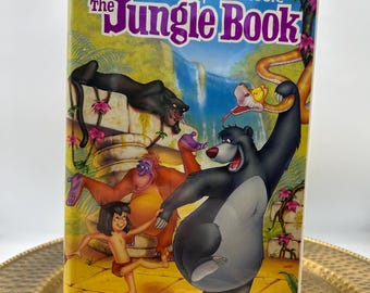 VHS de la colección Disney Black Diamond de El libro de la selva, edición vintage de 1991, Walt Disney Classics, 1122